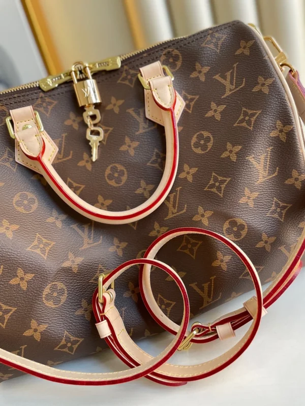 H_e4164b3a-3431-4a38-9f6a-ba44531330d6-7e6228971b25.webp Louis Vuitton Speedy Bandouliere 30 Monogram Canvas ‘Beige’ 30cm M46980, Designer Handbags, Womens Purse, luxury bags
