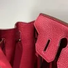 Hermes Birkin 25Cm Rouge H Togo Leather Gold Hardware