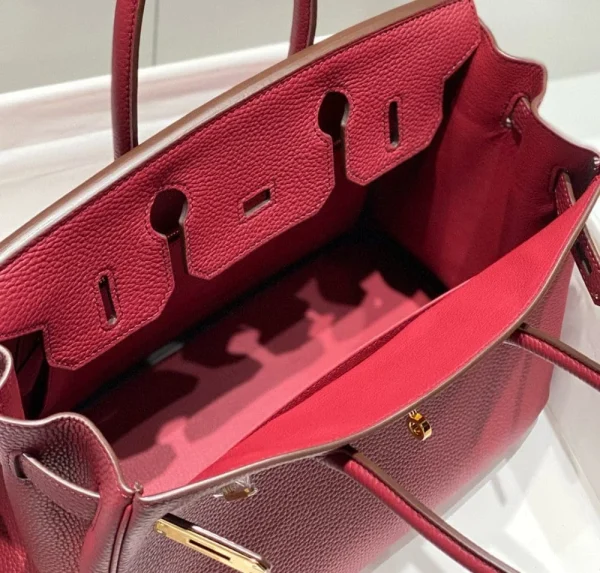 Hermes Birkin 25Cm Rouge H Togo Leather Gold Hardware