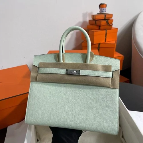 Image_20241219151951-2110c7171037.webp Hermes Birkin 25Cm Vert Fizz Togo Leather Silver Hardware