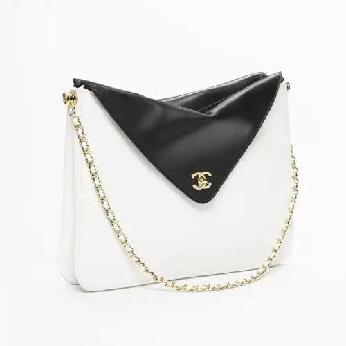 LARGE-HOBO-BAG-2-7-c2ac86c74fd0.webp Chanel Hobo Bag Calfskin & Gold-plated Metal Black & White 29cm/11.4in Dark Red Wine AS6209