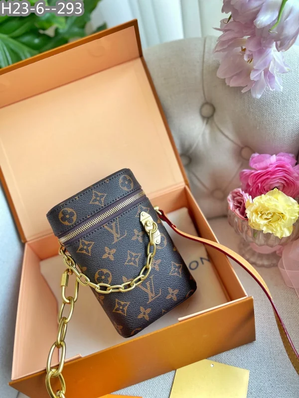LBL01-25-f7410fd6163f.webp Louis Vuitton Phone Box Monogram Legacy Brown 18Cm M44914, Designer Handbags, Womens Purse, luxury bags