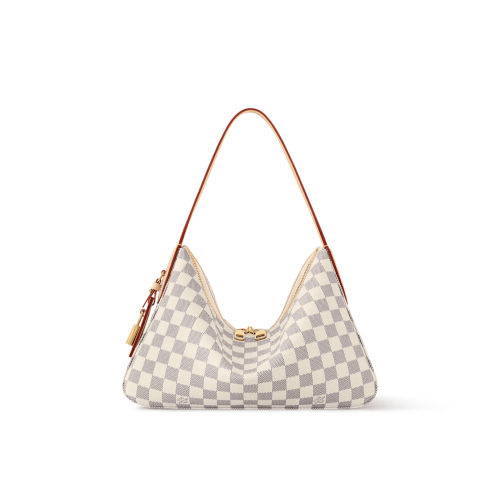 LV-11-1-344aa85f2838.webp Louis Vuitton Slouchy PM Small Damier Azur Shoulder Bag 33cm/13in N00116, Designer Handbags, Womens Purse, luxury bags