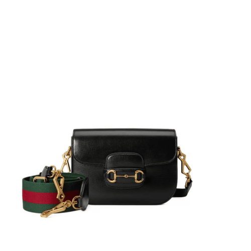 LV-11-ecc531a805fa.webp Gucci Horsebit 1955 Mini Bag in Black Leather 20.5cm/8.1in