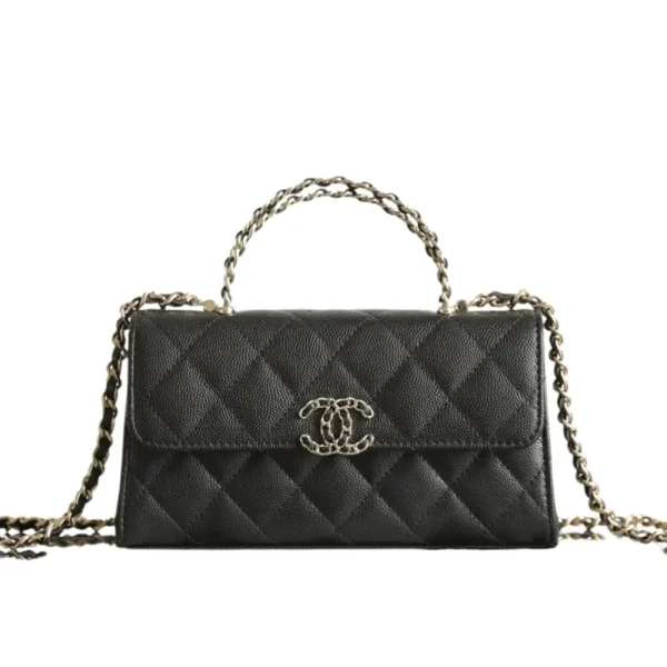 LV-2-2-f6a98d5a9ac3.webp Chanel Caviar Quilted Chain Top Handle Phone Holder With Chain Black 18cm, Designer Handbags, Women’s Purse, luxury bags, Chanel bags