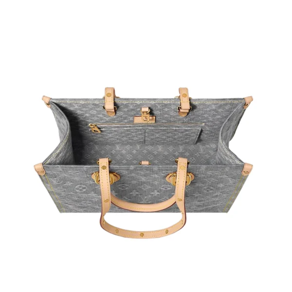 LV-2025-05-16T114545.013-81d260dcf02d.webp Louis Vuitton OnTheGo MM Bag ‘Washed Grey M13189 32cm/ 12.6in, Designer Handbags, Womens Purse, luxury bags