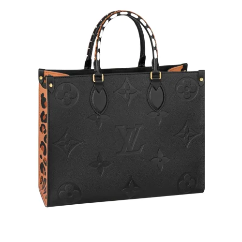 Louis Vuitton LV Crafty Onthego Gm Black 41Cm, Designer Handbags, Womens Purse, luxury bags