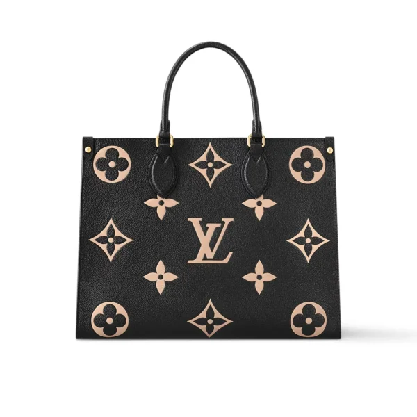 LV-2025-05-16T162328.890-e75d8609f5b5.webp Louis Vuitton Onthego MM Bicolor Monogram ‘Black Beige’ M45495 35cm, Designer Handbags, Womens Purse, luxury bags