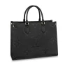 LV-2025-05-16T163011.664-cecc0736ec52.webp Louis Vuitton Onthego MM Bicolor Monogram Empreinte Leather Black M45595 35cm, Designer Handbags, Womens Purse, luxury bags