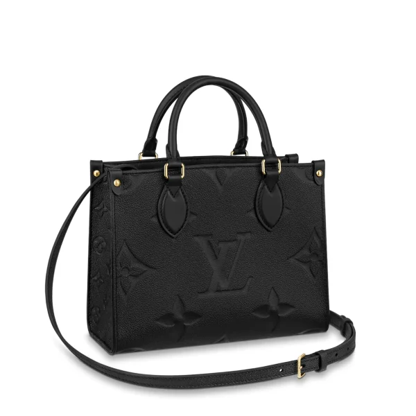 LV-2025-05-16T174128.024-f69eda625093.webp Louis Vuitton Onthego PM Monogram Empreinte Handbag Black 25cm M45653, Designer Handbags, Womens Purse, luxury bags