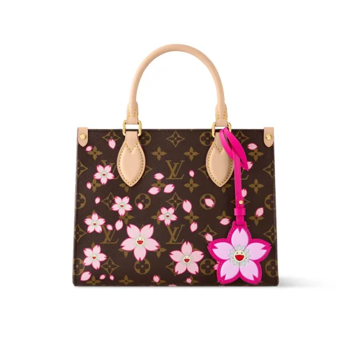 LV-2025-05-16T180116.032-64b79d889030.webp Louis Vuitton LV x Murakami OnTheGo PM Sakura Brown 25cm M13269, Designer Handbags, Womens Purse, luxury bags