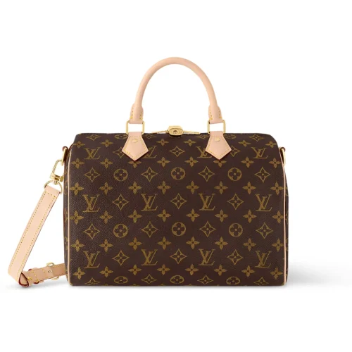 LV-2025-05-16T190706.011-0e38aed860fd.webp Louis Vuitton Speedy Bandouliere 30 Monogram Canvas ‘Beige’ 30cm M46980, Designer Handbags, Womens Purse, luxury bags