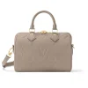 Louis Vuitton Speedy Bandoulire 25 Monogram Empreinte Tourterelle 25cm M59273, Designer Handbags, Womens Purse, luxury bags