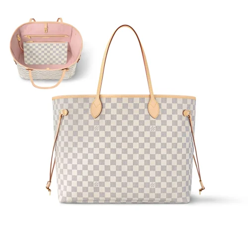LV-2025-05-17T171809.368-7c0d61e05954.webp Louis Vuitton Neverfull GM Tote Bag Damier Azur Canvas Rose Ballerine 39cm N40601, Designer Handbags, Womens Purse, luxury bags