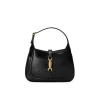 Gucci Jackie 1961 Mini Hobo Bag In Black Leather 19cm