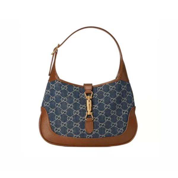 LV-2025-05-29T121328.882-f5e012d637be.webp Gucci Jackie 1961 Small Shoulder Bag in Blue Jacquard Denim 28cm