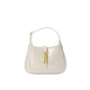 Gucci Jackie 1961 Mini Hobo Bag In White Leather 19cm