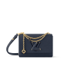 LV-7-1-1-005203eb3999.webp Louis Vuitton Twist MM Slim Medium Navy Taurillon Leather Shoulder Bag 23cm/9.1in M14342, Designer Handbags, Womens Purse, luxury bags