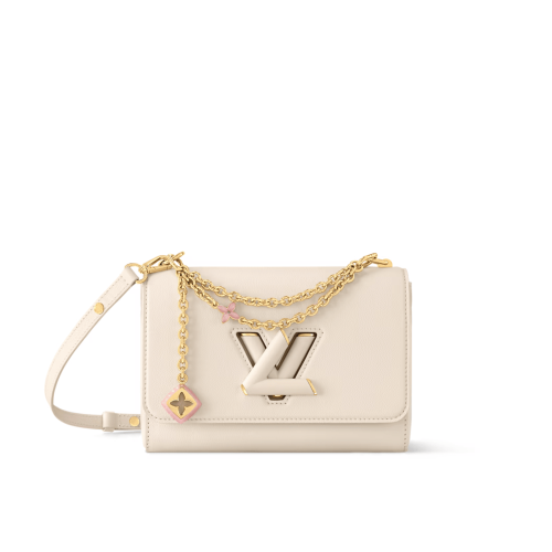 LV-7-2-0225ec02fad8.webp Louis Vuitton Twist MM Slim Medium Quartz Taurillon Leather Shoulder Bag 23cm/9.1in M14341, Designer Handbags, Womens Purse, luxury bags