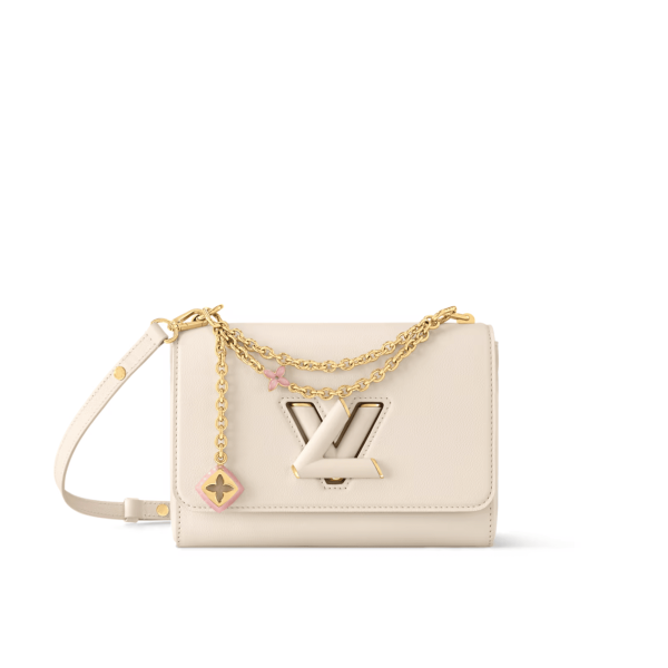 LV-7-2-0225ec02fad8.webp Louis Vuitton Twist MM Slim Medium Quartz Taurillon Leather Shoulder Bag 23cm/9.1in M14341, Designer Handbags, Womens Purse, luxury bags