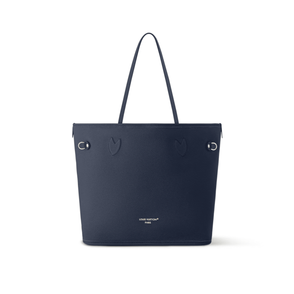 LV-7-4-9c0f2fb80708.webp Louis Vuitton Neverfull Inside Out MM Medium Navy Tote Bag 31cm/12.2in M14904, Designer Handbags, Womens Purse, luxury bags