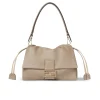 Fendi Mamma Baguette Medium Dove Grey Nappa Leather Bag 26.5cm