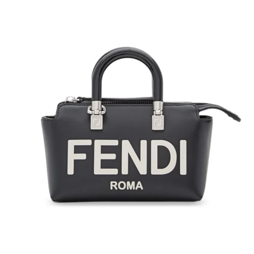 Fendi By The Way Leather Mini Bag Black 18cm