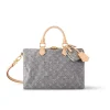 LV-85-3-cdbb33961e51.webp Louis Vuitton LV Speedy Soft 30 Monogram Denim Bag in Grey 30cm/ 11.8 in, Designer Handbags, Womens Purse, luxury bags