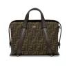 LV-90-1-6a6504b0bbe8.webp Fendi Boston 365 Brown Ff Jacquard Fabric Bag 27.5 Cm