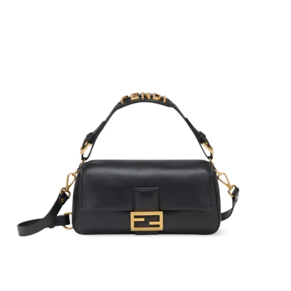 LV-95-f2cd4aafbe13.webp Fendi Baguette Bag Black Leather 25Cm/ 9.8 in