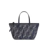 LV-99-1-148cd712e284.webp Fendi Roll Mini Ff Chenille Bag Dark Blue 16Cm