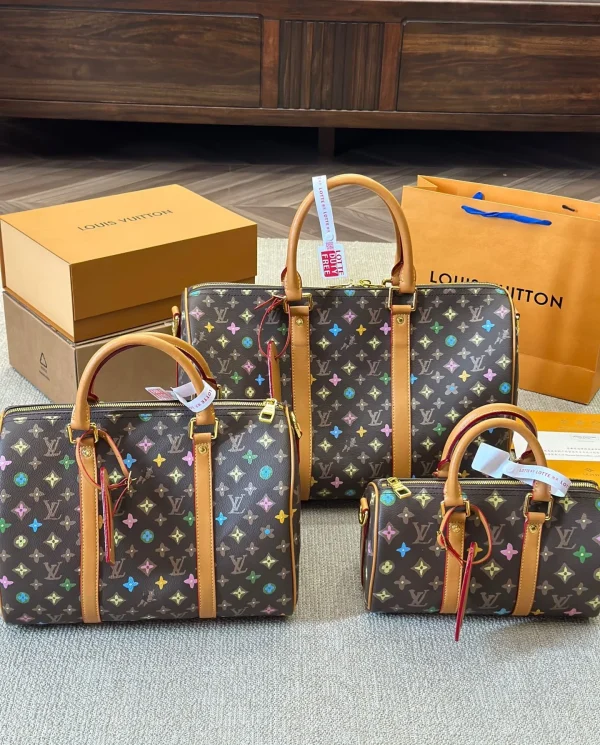 LV1-10-2-c28b1576a7c6.webp Louis Vuitton Keepall Bandouli Re Monogram Craggy Chocolate 40Cm M24901, Designer Handbags, Womens Purse, luxury bags