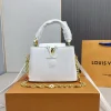 LV11-2-d979c55c265b.webp Louis Vuitton Capucines Mini White 21Cm M23718, Designer Handbags, Womens Purse, luxury bags