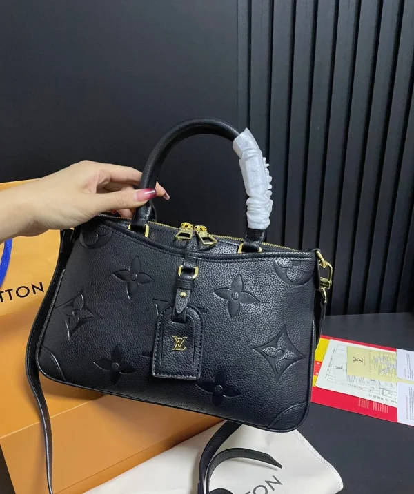LV2-2-d11c96af62d7.webp Louis Vuitton Trianon Pm Monogram Empreinte Black 28Cm M46488, Designer Handbags, Womens Purse, luxury bags