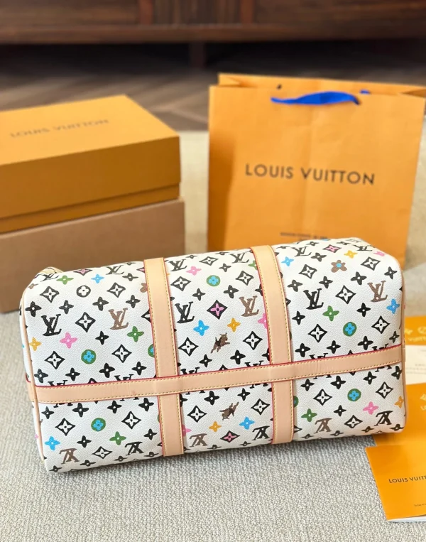 LV2-6-89c0e1f75f34.webp Louis Vuitton Keepall Bandouli Re Vanilla 40Cm M25233, Designer Handbags, Womens Purse, luxury bags