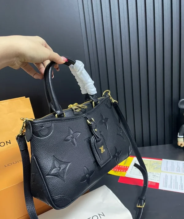 LV3-2-787b106c7d6e.webp Louis Vuitton Trianon Pm Monogram Empreinte Black 28Cm M46488, Designer Handbags, Womens Purse, luxury bags