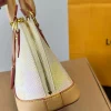 LV4-1-2-eafb1478cd0a.webp Louis Vuitton Alma Bb Damier Canvas Peach 23Cm N40516, Designer Handbags, Womens Purse, luxury bags
