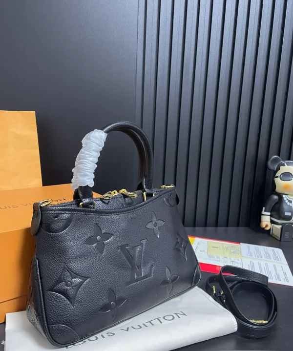 LV4-10-1-55407c2db251.webp Louis Vuitton Trianon Pm Monogram Empreinte Black 28Cm M46488, Designer Handbags, Womens Purse, luxury bags