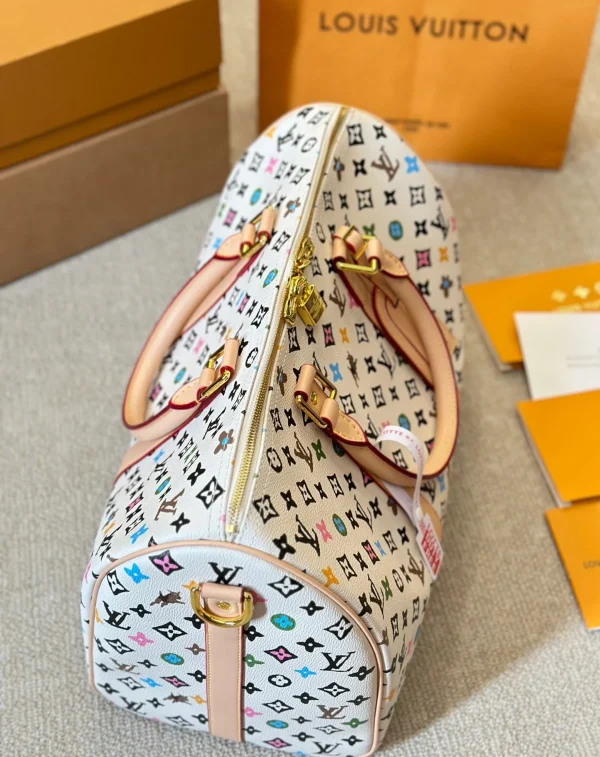 LV4-6-057d85b16663.webp Louis Vuitton Keepall Bandouli Re Vanilla 40Cm M25233, Designer Handbags, Womens Purse, luxury bags