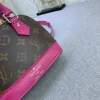 LVAP2-cc8f4296ab9a.webp Louis Vuitton Mini Alma Monogram Canvas Mix With Pink 18Cm M83206, Designer Handbags, Womens Purse, luxury bags