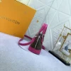 LVAP5-0bbcde5f5dda.webp Louis Vuitton Mini Alma Monogram Canvas Mix With Pink 18Cm M83206, Designer Handbags, Womens Purse, luxury bags