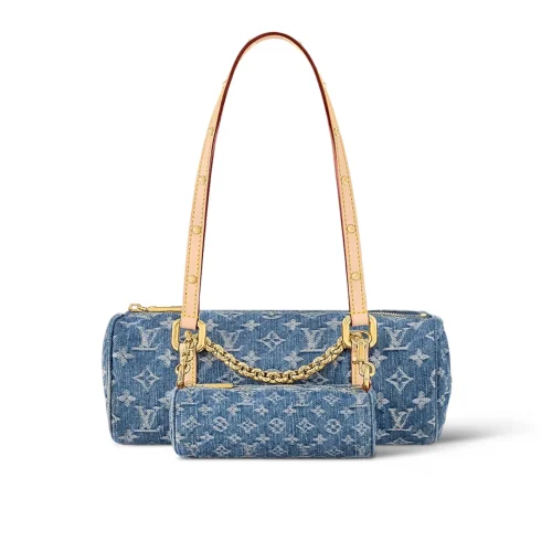 LVB01-9-4-7a3345a11397.webp Louis Vuitton Hills Pochette Denim Blue 27Cm M82949, Designer Handbags, Womens Purse, luxury bags