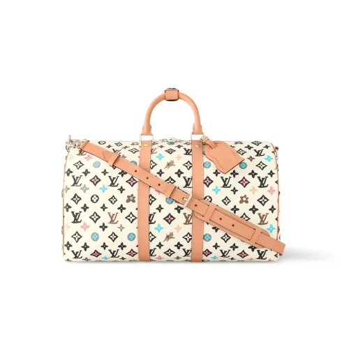 LVB1-1-11-c29b0598af90.webp Louis Vuitton Keepall Bandouli Re Vanilla 40Cm M25233, Designer Handbags, Womens Purse, luxury bags