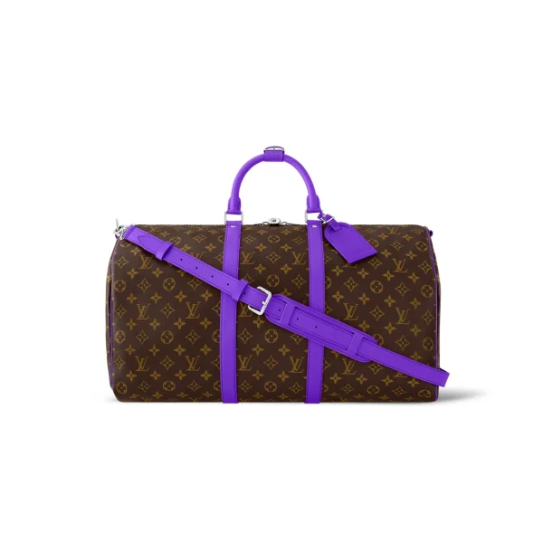 Louis Vuitton Keepall Bandouli Re Violet Fonce 40Cm M46775, Designer Handbags, Womens Purse, luxury bags