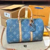 LVB1-8-ba92db3d1809.webp Louis Vuitton Keepall Bandouli Re Denim Blue 40Cm M24315, Designer Handbags, Womens Purse, luxury bags