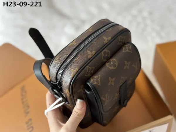 LVB307-2537fe0113ee.webp Louis Vuitton Christopher Wearable Wallet Monogram Brown 18Cm M69404, Designer Handbags, Womens Purse, luxury bags