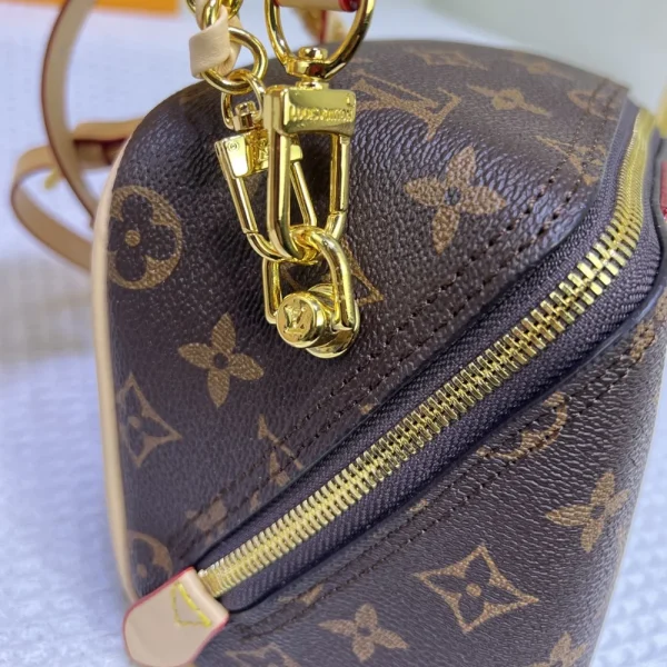 LVB7-5-1-9134ace57606.webp Louis Vuitton Just In Case Monogram Canvas Leather Brown 13Cm M47096, Designer Handbags, Womens Purse, luxury bags