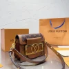 LVBAGS-3-10-0ab0866ecfec.webp Louis Vuitton Mini Dauphine Lock Xl Brown 20Cm M46537, Designer Handbags, Womens Purse, luxury bags