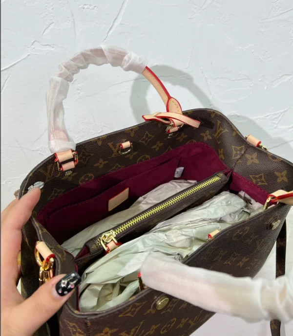 Louis Vuitton Montaigne MM Brown 35Cm M41056, Designer Handbags, Womens Purse, luxury bags