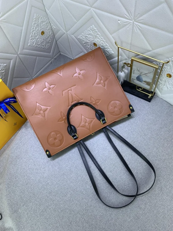 LVBAGS-6-122-389f837a66ca.webp Louis Vuitton LV Crafty Onthego Gm Brown 41Cm, Designer Handbags, Womens Purse, luxury bags